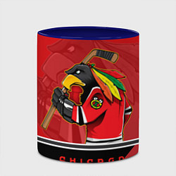 Кружка 3D Chicago Blackhawks, цвет: 3D-белый + синий — фото 2