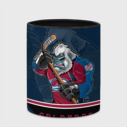 Кружка 3D Colorado Avalanche, цвет: 3D-белый + черный — фото 2