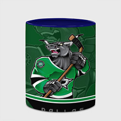 Кружка 3D Dallas Stars, цвет: 3D-белый + синий — фото 2