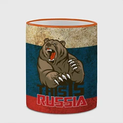 Кружка 3D This is Russia, цвет: 3D-оранжевый кант — фото 2