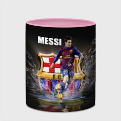 Кружка 3D Messi FCB, цвет: 3D-белый + розовый — фото 2