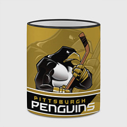 Кружка 3D Pittsburgh Penguins цвета 3D-черный кант — фото 2