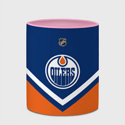 Кружка 3D NHL: Edmonton Oilers, цвет: 3D-белый + розовый — фото 2