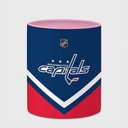 Кружка 3D NHL: Washington Capitals, цвет: 3D-белый + розовый — фото 2