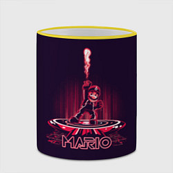 Кружка 3D Mario Tron, цвет: 3D-желтый кант — фото 2