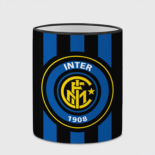 Кружка цветная Inter FC 1908 / 3D-Черный кант – фото 2