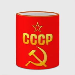 Кружка 3D СССР, цвет: 3D-оранжевый кант — фото 2