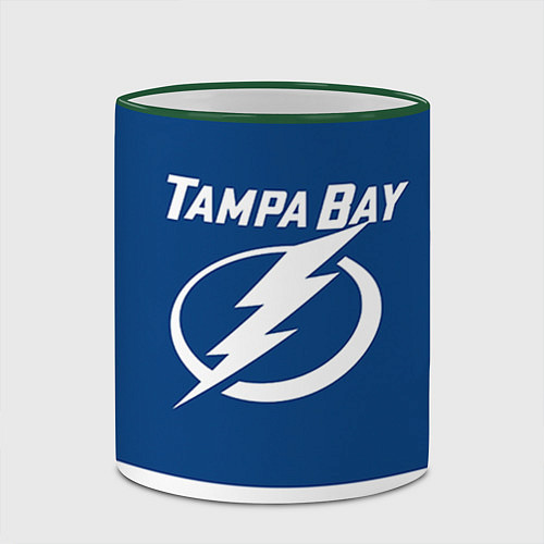 Кружка цветная Tampa Bay: Drouin / 3D-Зеленый кант – фото 2