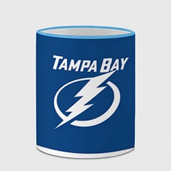 Кружка 3D Tampa Bay: Stamkos, цвет: 3D-небесно-голубой кант — фото 2