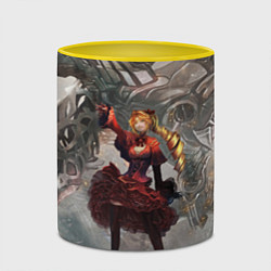 Кружка 3D Shigatsu wa Kimi, цвет: 3D-белый + желтый — фото 2