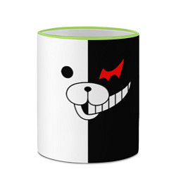 Кружка 3D Monokuma, цвет: 3D-светло-зеленый кант — фото 2