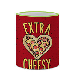 Кружка 3D Extra Cheesy, цвет: 3D-светло-зеленый кант — фото 2