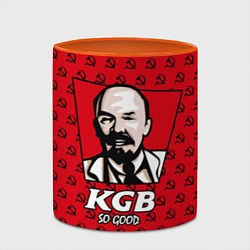 Кружка 3D KGB: So Good, цвет: 3D-белый + оранжевый — фото 2
