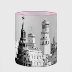 Кружка 3D Москва: Кремль, цвет: 3D-розовый кант — фото 2