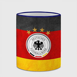 Кружка 3D Сборная Германии, цвет: 3D-синий кант — фото 2