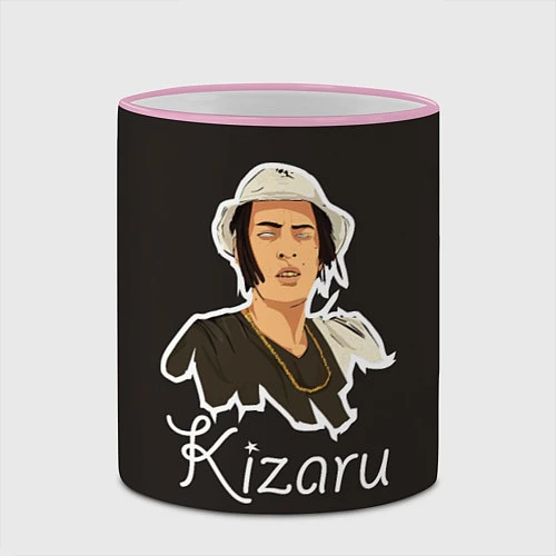 Кружка цветная Kizaru / 3D-Розовый кант – фото 2