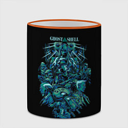 Кружка 3D Ghost In The Shell 7, цвет: 3D-оранжевый кант — фото 2