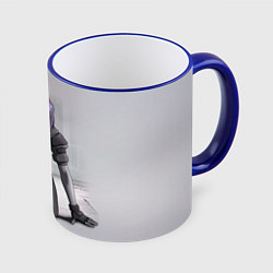 Кружка 3D Ghost In The Shell 5, цвет: 3D-синий кант