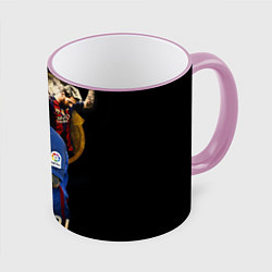 Кружка 3D Messi Star, цвет: 3D-розовый кант