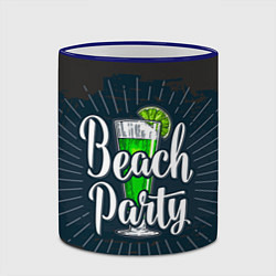 Кружка 3D Beach Party, цвет: 3D-синий кант — фото 2
