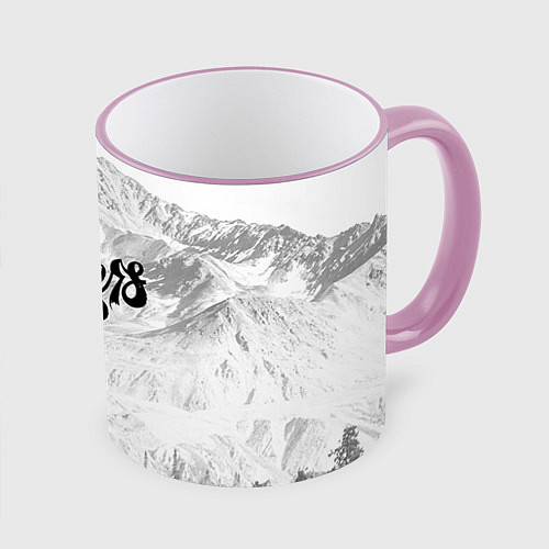 Кружка цветная The Killers: Alpen / 3D-Розовый кант – фото 1