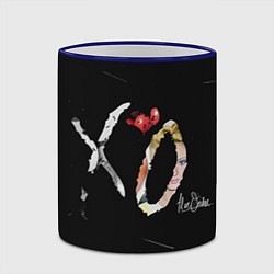 Кружка 3D The Weeknd: XO, цвет: 3D-синий кант — фото 2