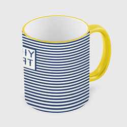 Кружка 3D Mumiy Troll, цвет: 3D-желтый кант