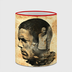 Кружка 3D Prison Break: Scofield Art, цвет: 3D-красный кант — фото 2