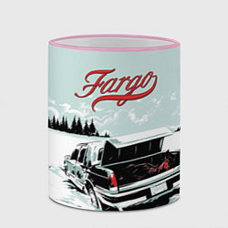 Кружка 3D Fargo Car, цвет: 3D-розовый кант — фото 2