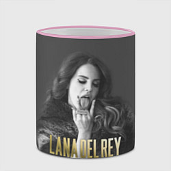 Кружка 3D Lana Del Rey: Sex, цвет: 3D-розовый кант — фото 2