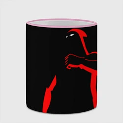 Кружка 3D Dethklok: Dark Man, цвет: 3D-розовый кант — фото 2