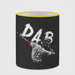 Кружка 3D Paul Pogba: Dab, цвет: 3D-желтый кант — фото 2