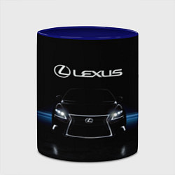 Кружка 3D Lexus, цвет: 3D-белый + синий — фото 2