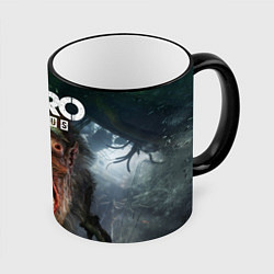 Кружка 3D Metro Exodus, цвет: 3D-черный кант