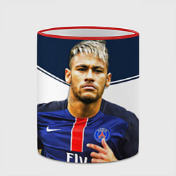 Кружка 3D Neymar: Fly Emirates, цвет: 3D-красный кант — фото 2