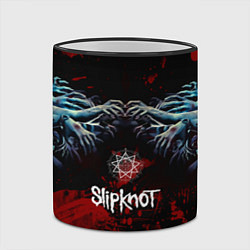 Кружка 3D Slipknot руки зомби, цвет: 3D-черный кант — фото 2