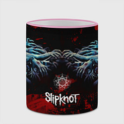 Кружка 3D Slipknot руки зомби, цвет: 3D-розовый кант — фото 2