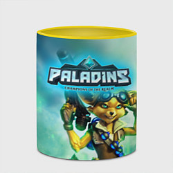 Кружка 3D Paladins, цвет: 3D-белый + желтый — фото 2