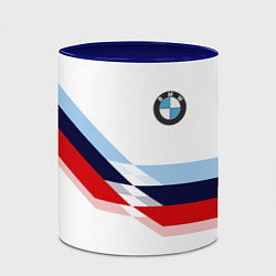 Кружка 3D BMW БМВ WHITE, цвет: 3D-белый + синий — фото 2