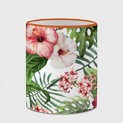 Кружка 3D Таинственный остров, цвет: 3D-оранжевый кант — фото 2