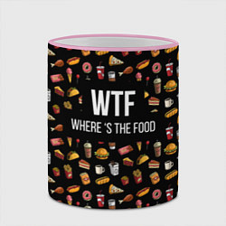 Кружка 3D WTF Food, цвет: 3D-розовый кант — фото 2