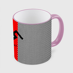 Кружка 3D Twin Peaks Mark, цвет: 3D-розовый кант
