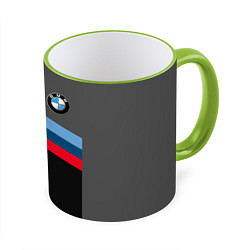 Кружка 3D BMW БМВ, цвет: 3D-светло-зеленый кант