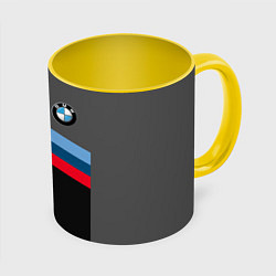 Кружка 3D BMW БМВ, цвет: 3D-белый + желтый