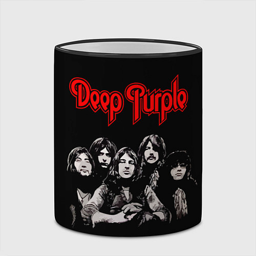Кружка цветная Deep Purple / 3D-Черный кант – фото 2