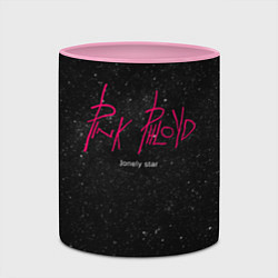 Кружка 3D Pink Phloyd: Lonely star, цвет: 3D-белый + розовый — фото 2