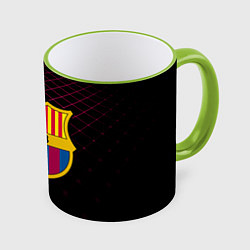 Кружка 3D FC Barcelona Lines, цвет: 3D-светло-зеленый кант