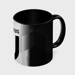 Кружка 3D FC Juventus: Silver Original, цвет: 3D-белый + черный