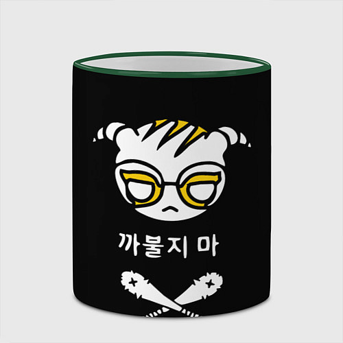 Кружка цветная Rainbow Six Siege: Dokkaebi / 3D-Зеленый кант – фото 2