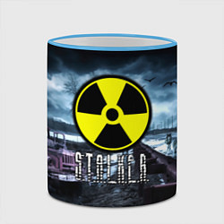 Кружка 3D S.T.A.L.K.E.R: Radiation, цвет: 3D-небесно-голубой кант — фото 2